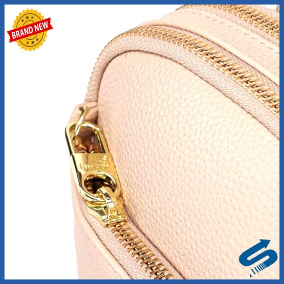 Sling Bag Anti Theft Crossbody Vegan Leather Travel Purse Chic Minimal - Picture 6 of 7